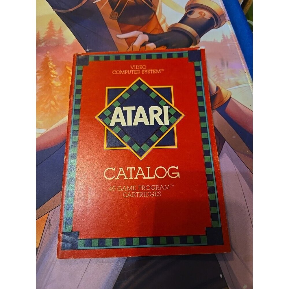 1981 Vintage Original ATARI 2600 Video Computer System Catalog of 45 Games